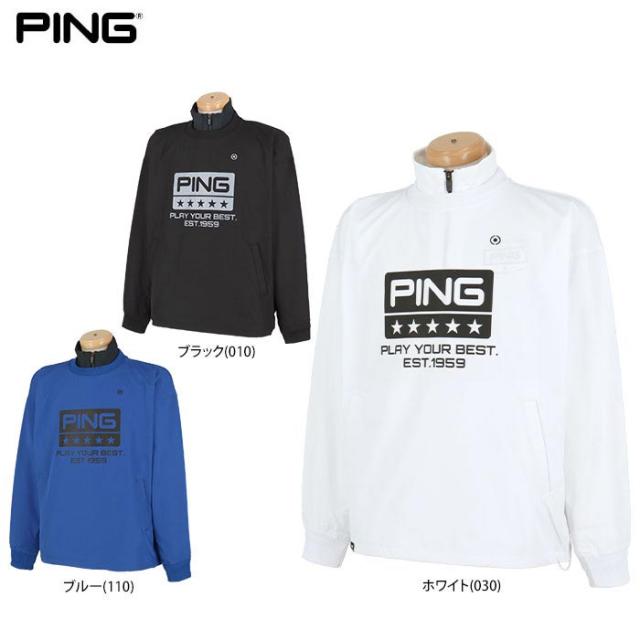 ピンゴルフ　メンズ ロゴプリント ツインレイヤード 長袖 プルオーバー & 長袖 フルジップ ブルゾン 621-4220901 [2024年秋冬モデル]の通販は