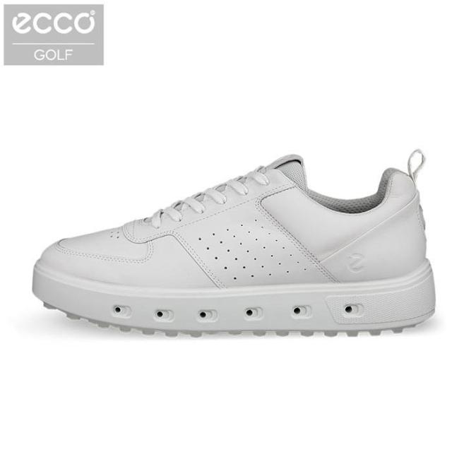 ゴルフシューズ　ecco エコー　メンズ STREET 720 ストリート セブントゥエンティ スパイクレス 111704 01007 WHITE [2024年モデル]