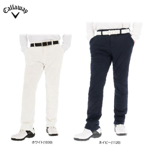 キャロウェイ　メンズ 撥水 防風 ロゴ刺繍 キルティング 中綿入り スターストレッチ ロングパンツ C24226120 [2024年秋冬モデル]の通販は