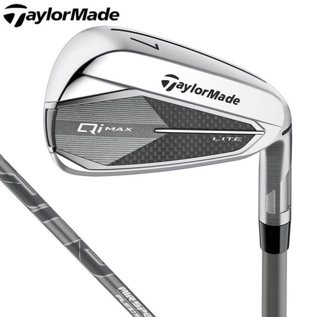 テーラーメイド　メンズ Qi MAX LITE アイアン　5本セット（＃6〜9、PW）　AIR SPEEDER TM カーボンシャフト [2025年モデル]