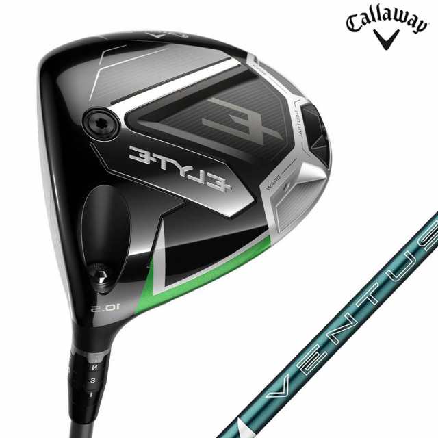 キャロウェイ　メンズ ELYTE エリート 左用・レフティ ドライバー　VENTUS GREEN 50 for Callaway シャフトの通販は