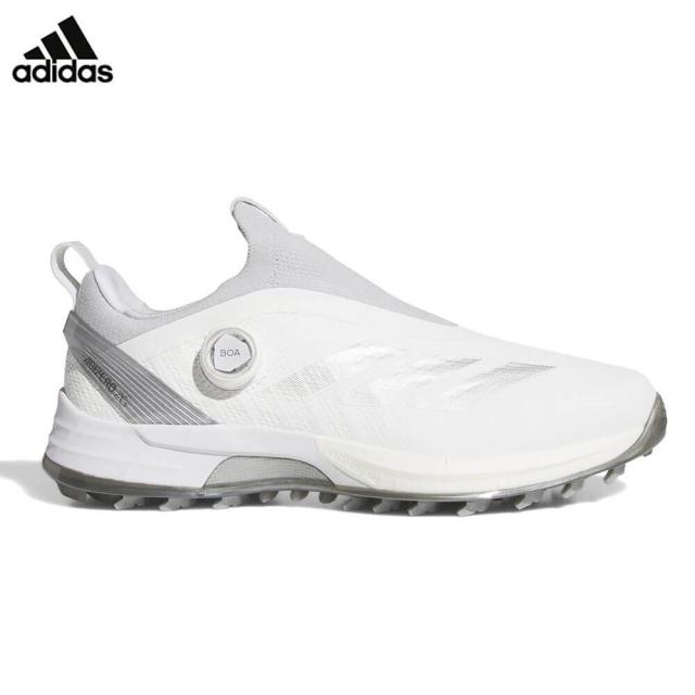 ゴルフシューズ アディダス メンズ スパイクレス ADIZERO ZG BOA アディゼロ ゼッドジー 25 ボア NLK60 IH3357 フットウェアホワイト/シルバーメタリック/ライトグレーヘザーソリッドグレー [2025年モデル]