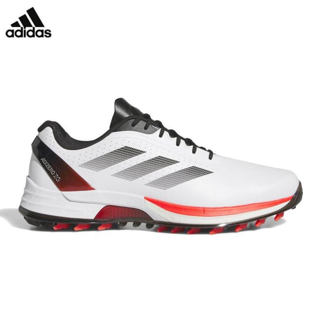 ゴルフシューズ アディダス メンズ スパイクレス ADIZERO ZG アディゼロ ゼッドジー 25 NLC98 IE3530 フットウェアホワイト/ルシッドレッド/コアブラック [2025年モデル]