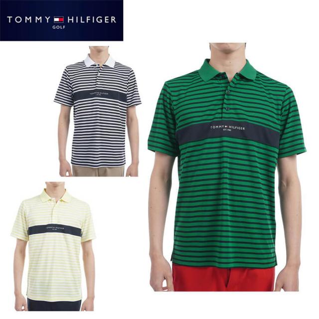 トミー ヒルフィガー ゴルフ　メンズ 鹿の子 カラーブロック 半袖ポロシャツ THMA514 ゴルフウェア [2025年春夏モデル] [2025年モデル]