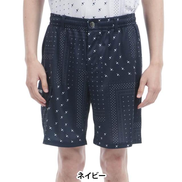 ゴルフウェア　トミー ヒルフィガー ゴルフ メンズ バンダナプリント ショートパンツ THMA525 [2025年春夏モデル]_4