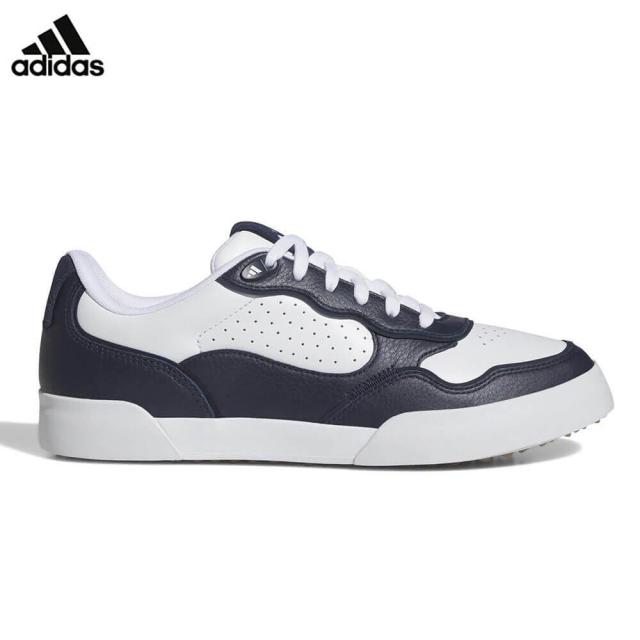 ゴルフシューズ アディダス メンズ RETROCROSS レトロクロス 25 スパイクレス NLK88 IH9977 フットウェアホワイト/カレッジネイビー/ガム [2025年モデル]