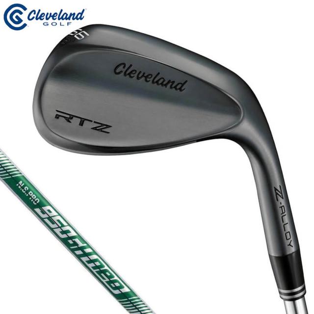 ウェッジ クリーブランド RTZ アールティーゼット ブラックサテン仕上げ　N.S.PRO 950GH neo スチールシャフト [2025年モデル]