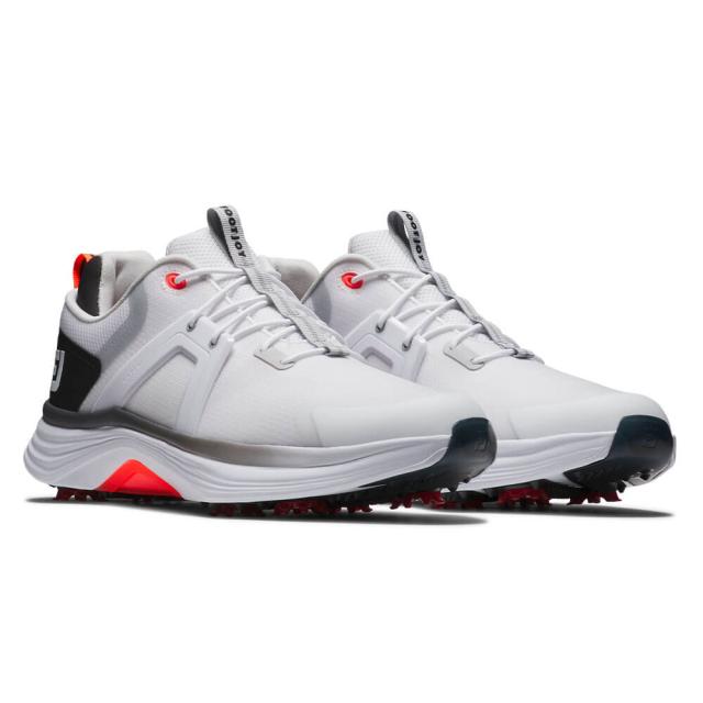 ゴルフシューズ　フットジョイ メンズ FJ HYPERFLEX LACED ハイパーフレックス レース ソフトスパイク 55469 ホワイト/ブラック [2025年モデル]