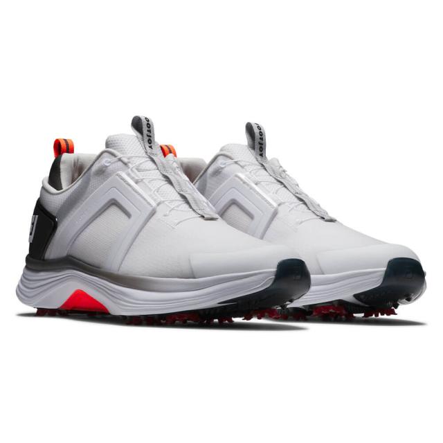 ゴルフシューズ　フットジョイ メンズ FJ HYPERFLEX BOA ハイパーフレックス ボア ソフトスパイク 55476 ホワイト/ブラック [2025年モデル]