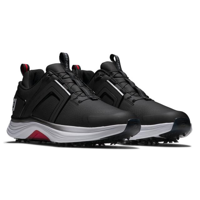 ゴルフシューズ　フットジョイ メンズ FJ HYPERFLEX BOA ハイパーフレックス ボア ソフトスパイク 55477 ブラック/ホワイト [2025年モデル]