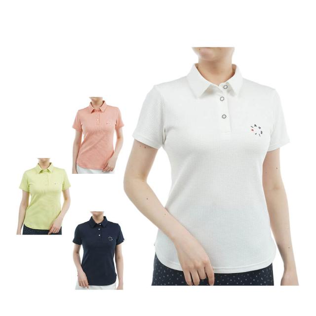 ゴルフウェア　アドミラル レディース 接触冷感 ワンポイント 半袖 ポロシャツ ADLA525 [2025年春夏モデル]