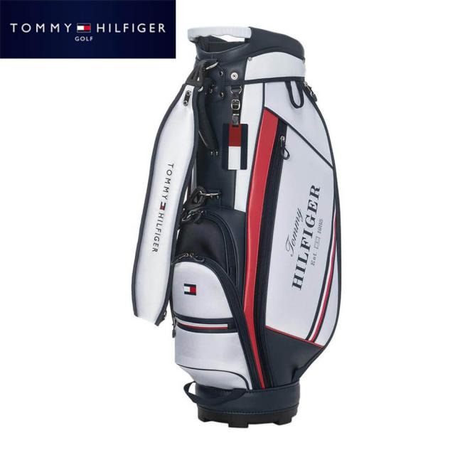 トミー ヒルフィガー ゴルフ ユニセックス カートキャディバッグ エッセンシャル THMG5SC5 00 ホワイト [2025年モデル]