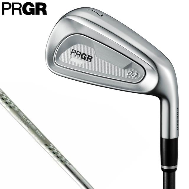 PRGR プロギア　03 ゼロサン アイアン　単品　SPEC STEEL III Ver.2 スチールシャフト [2025年モデル]