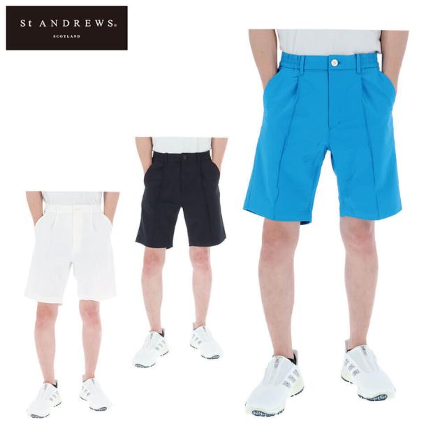 [50％OFF] ゴルフウェア　セントアンドリュース メンズ ドビー ストレッチ ショートパンツ 042-5132551 [2025年春夏モデル] 特価