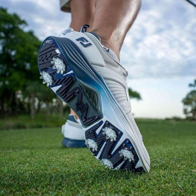 ゴルフシューズ　フットジョイ メンズ FJ HYPERFLEX CARBON BOA ハイパーフレックス カーボン ボア 55475 ホワイト/ネイビー [2025年モデル]_8