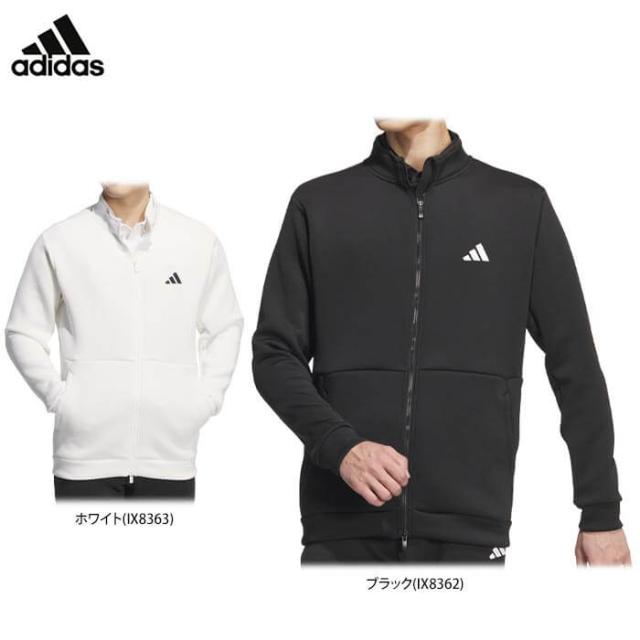 [50％OFF] ゴルフウェア　アディダス ンズ ULTIMATE365 ダンボールニット バックロゴ 長袖 フルジップ ジャケット JSR69 [2024年モデル] [秋冬モデル] 特価