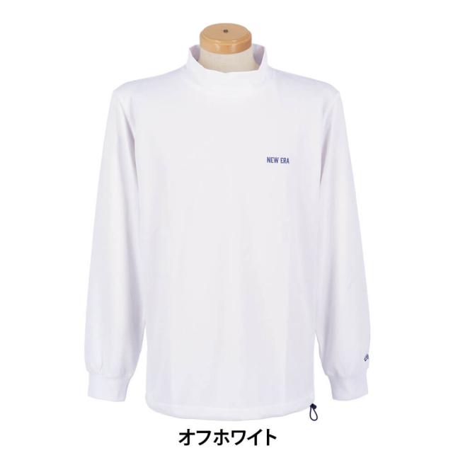 ゴルフウェア ニューエラ メンズ 鹿の子 バックプリント 長袖