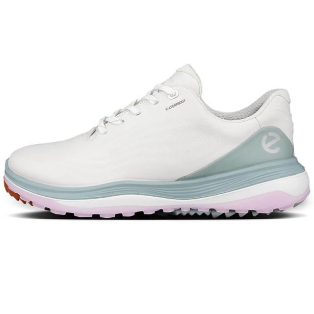 ゴルフシューズ　ECCO エコー レディース LT1 エルティーワン レース スパイクレス 132753 54418 WHITE/ICE FLOWER [2025年モデル]_1