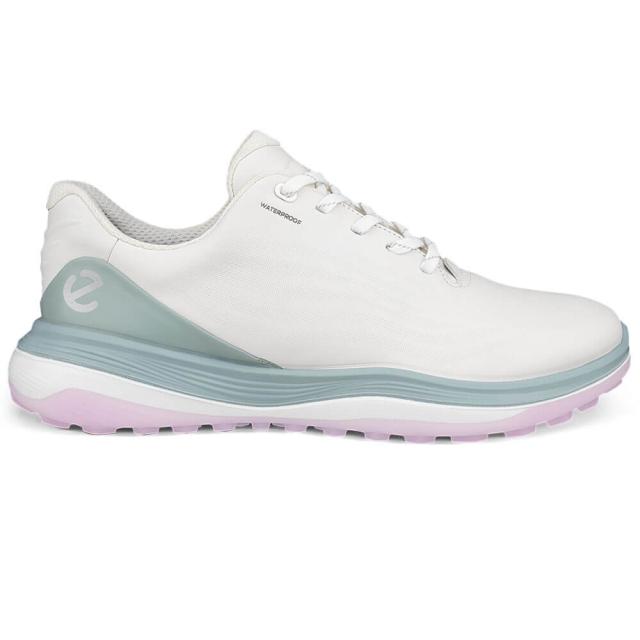 ゴルフシューズ　ECCO エコー レディース LT1 エルティーワン レース スパイクレス 132753 54418 WHITE/ICE FLOWER [2025年モデル]_3