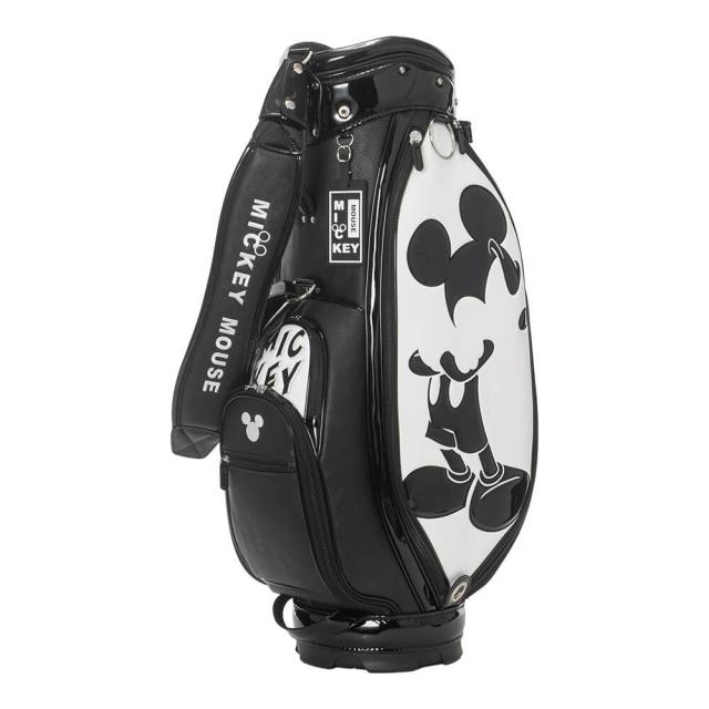 モノクローム ミッキー ゴルフ キャディバッグ XYMG5FC1 00 ホワイト [2025年モデル]