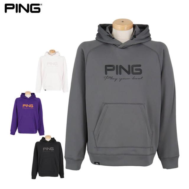 ゴルフウェア　ピンゴルフ メンズ ロゴプリント 長袖 フーディー 621-5262800 ゴルフウェア [2025年秋冬モデル]