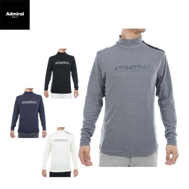 ゴルフウェア　アドミラル メンズ スエード起毛 長袖 ハイネック シャツ ADMA575 [2025年秋冬モデル]