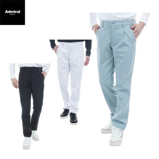 ゴルフウェア　アドミラル メンズ ワンタック ストレート ロングパンツ ADMA561 [2025年秋冬モデル]