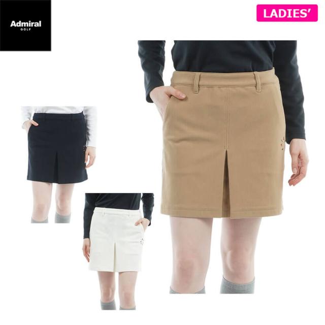 ゴルフウェア　アドミラル レディース ハイテンション 裏起毛 スカート ADLA573 [2025年秋冬モデル]