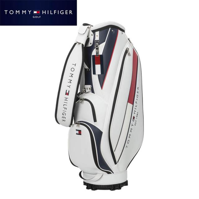 トミー ヒルフィガー ゴルフ ユニセックス ベーシック カートキャディバッグ THMG4SC5 00 ホワイト [2025年モデル]