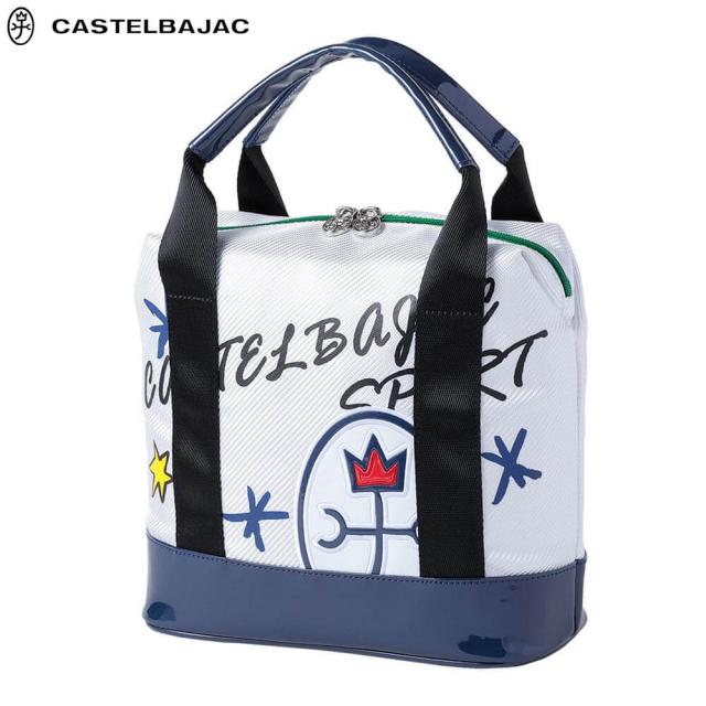カステルバジャック　メンズ ロゴデザイン カートバッグ CBZ036 WH ホワイト [2025年モデル]
