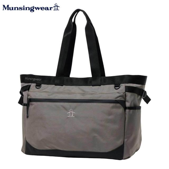 マンシングウェア メンズ ジャガード ロゴ ボストンバッグ MG5FTT01M GY00 グレー [2025年モデル]