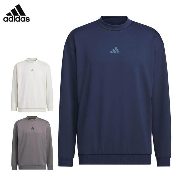 [30％OFF] ゴルフウェア　アディダス メンズ ビヨンド ザ コース 長袖 プルオーバー スウェット シャツ JUW93 [2025年秋冬モデル]