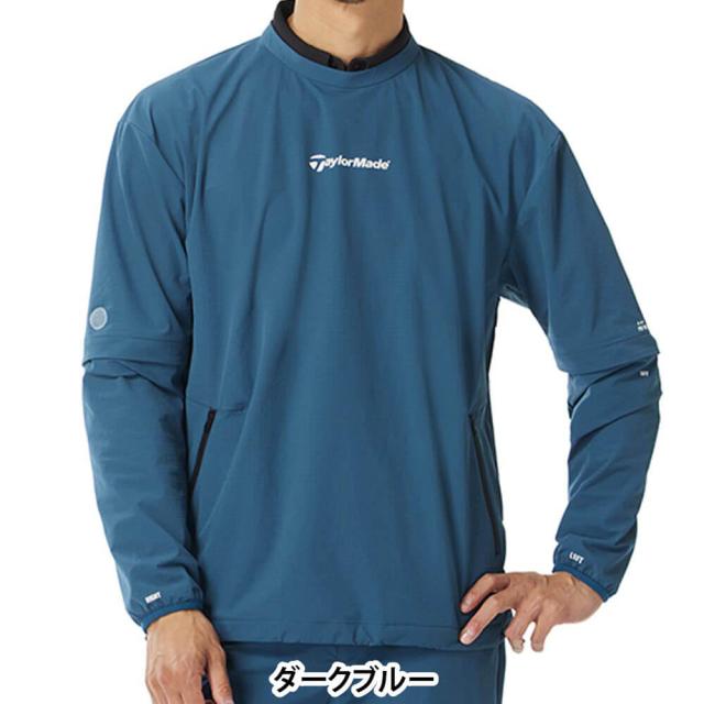 ゴルフウェア テーラーメイド メンズ 2WAY クルーネックプルオーバー