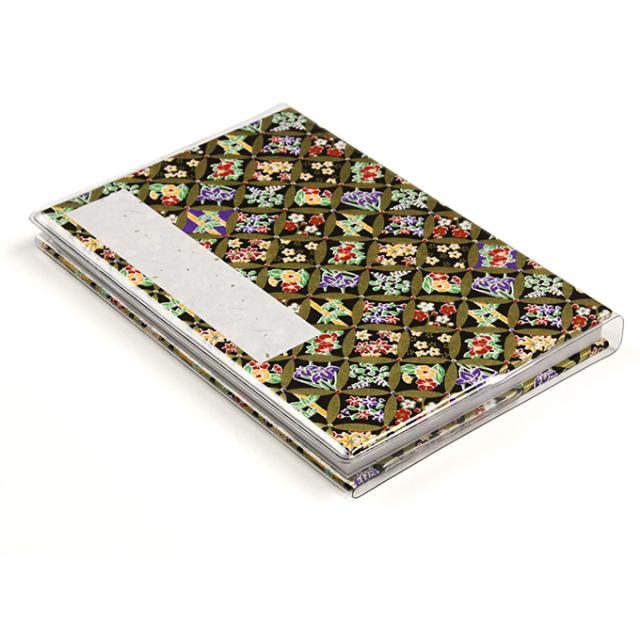 御朱印帳 集印帳 大 友禅柄 花四季七宝 カバー付 48ページ 送料無料 おしゃれ 朱印帳 納経帳 スクラップ帳 ジャバラ お寺 神社 仏閣巡の通販はau Pay マーケット Fanmary ファンメアリー