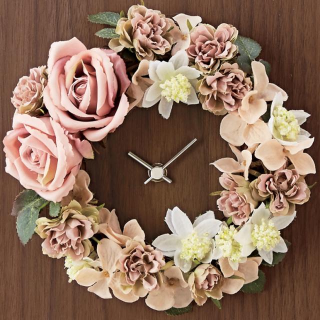 フラワーリースクロック オールドローズ名入れ ギフト 両親 プレゼント 結婚式 披露宴 花 リースの通販はau Pay マーケット Fanmary ファンメアリー