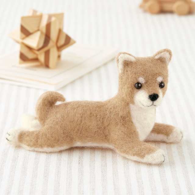 柴犬 ふせポーズ 手作りキット 手芸キット ハマナカ 羊毛キット 犬 ドッグ 羊毛フェルト 須佐沙知子の通販はau Pay マーケット Fanmary ファンメアリー