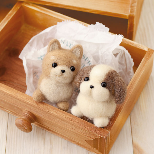 しば犬 シーズー 手作りキット 手芸キット ハマナカ 羊毛キット マスコット 羊毛フェルト はっとりみどりの通販はau Pay マーケット Fanmary ファンメアリー