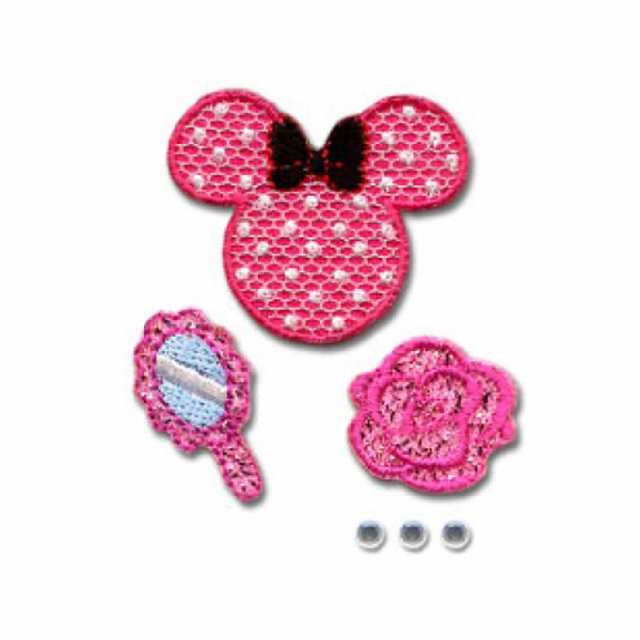 ワッペン アイロン ディズニー ミニーマウス ライトストーン付きワッペン手芸用品 刺繍 手作り Minnie Disneyの通販はau Pay マーケット Fanmary ファンメアリー