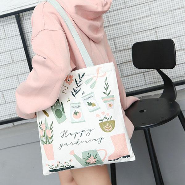 キャンバスバッグ トートバッグ かわいい レディース 帆布 ショルダーバッグ バックの通販はau Pay マーケット Tohoストア