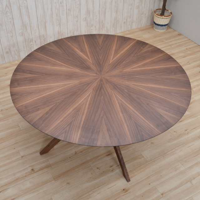 丸テーブル ダイニングテーブル 150cm 北欧 光線張り ナチュラルオーク色 sbkt150-351 ok テーブル 机 円 丸 食卓 アウトレット 11s-2k nk