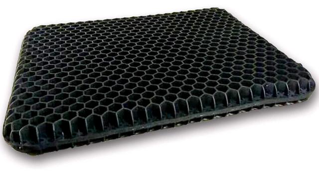 Yq ゲルクッション ジェルクッション 座布団 腰クッション 椅子クッション 無重力クッション カバー付き 持ち運び ブラックの通販はau Pay マーケット みなしごshop