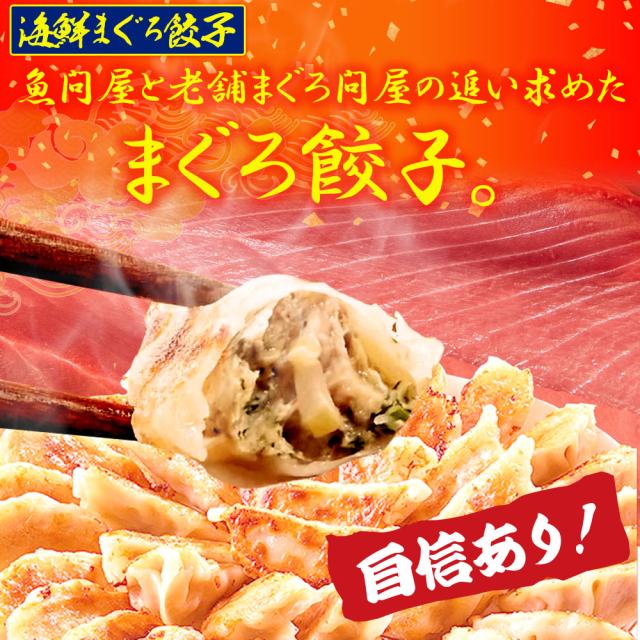 究極のまぐろ餃子 & 海老餃子 セット 100粒（各50粒づつ×2袋） 餃子 ぎょうざ ギョウザ 送料無料