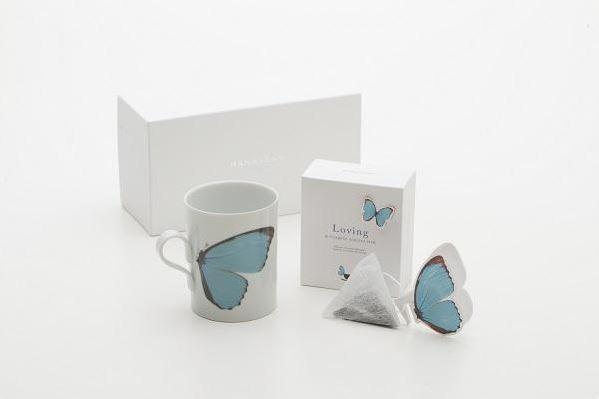 バタフライティー マグ Blue Loving 九谷焼 おしゃれなマグカップ お揃い紅茶のセット の通販はau Wowma ココショク 日本の手仕事雑貨