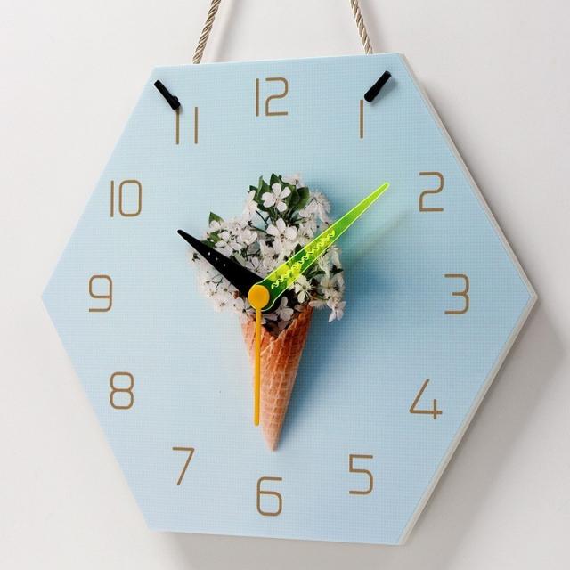 花束 イラスト エレガント ガーリー ブルー フラワー 時計 インテリア Clock クロック 壁掛け ウォール ウォッチ オシャレの通販はau Pay マーケット Clock Flog クロックフロッグ Au Pay マーケット店