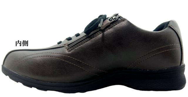 ウォーキングシューズ メンズ YONEX／ヨネックス パワークッション SHW MC30W ダークグレー ワイドタイプ 幅広 4.5E 軽量 コンフォートシューズ 快適 歩きやすい 脱ぎやすい 履きやすい サイドファスナー 防滑 高いグリップ力 耐久性あり 抗菌 防臭 撥水 男性 紳士