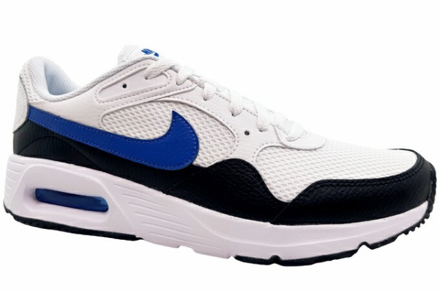 スニーカー メンズ ナイキ エアマックス SC FQ8737 100 ホワイト/ゲームロイヤル-ブラック NIKE AIR MAX SC ローカット 靴 シューズ 軽量