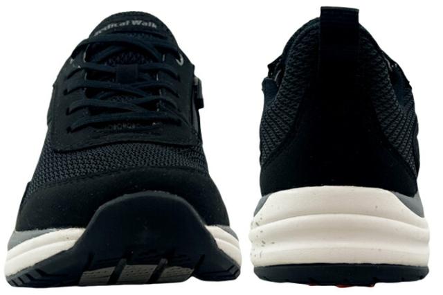 ウォーキングシューズ レディース アサヒ メディカルウォーク WK L031 ブラック ベリー 22.0~25.0cm コンフォート ASAHI MEDICALWALK 靴 シューズ 幅広 4E EEEE SHM フットグラファー ロック式ファスナー クッション性 オブリーク 通気性 散歩 旅行 トラベル 女性 婦人