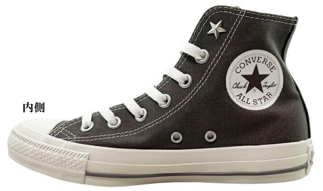 スニーカー レディース コンバース オールスター NC Z HI ダークトープ オフホワイト 23.0~25.5cm CONVERSE ALL SYAR NC Z HI ハイカット ジッパー 女性 婦人 学生 タウン カジュアル