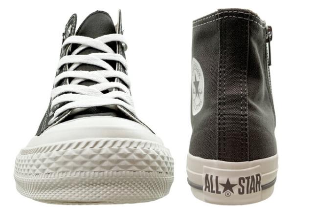 スニーカー レディース コンバース オールスター NC Z HI ダークトープ オフホワイト 23.0~25.5cm CONVERSE ALL SYAR NC Z HI ハイカット ジッパー 女性 婦人 学生 タウン カジュアル