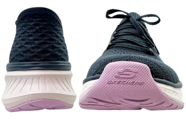スニーカー レディース スケッチャーズ 150470 ネイビー/ラベンダー 22.5~25.0cm エッジライド-インプレッション EDGERIDE-IMPRESSION メモリーフォーム カジュアル タウン履き フィットネス ウォーキング 散歩 旅行 靴 シューズ 軽量 クッション性 女性 婦人